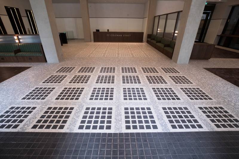 Distinctive INTRAtech Entrance Mat Design at 77 Coleman.