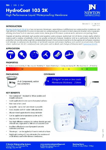 HydroCoat 103 2K TDS