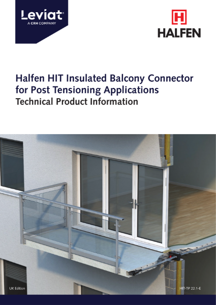 Halfen HIT Insulated Balcony Connector System