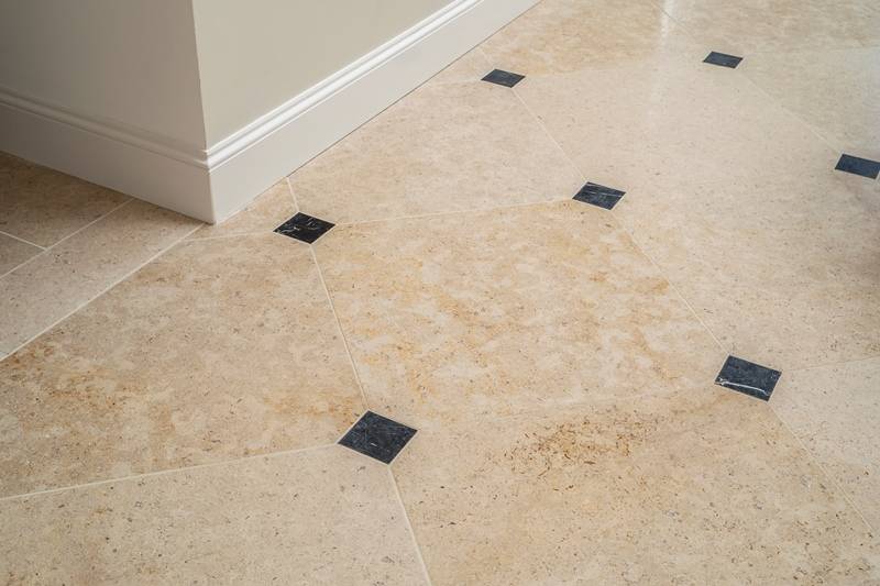 La Roche Limestone Flooring Project