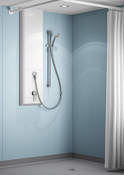 Markwik 21+ Shower Panel With Thermostatic Valve, 1500mm - Shower Panel