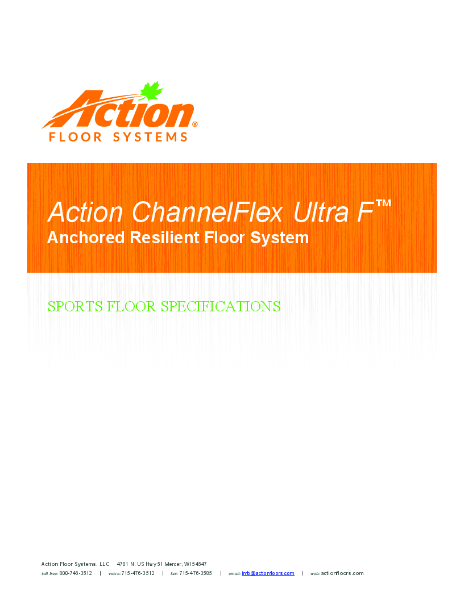 Action ChannelFlex Ultra F - System Specifications