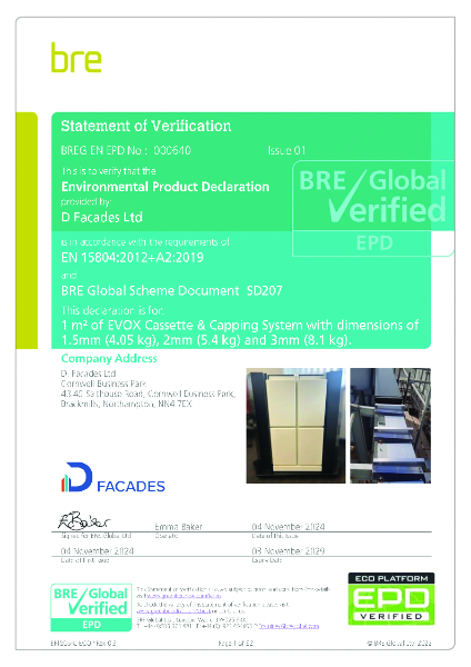 EPD - EVOX Cassette & Capping System