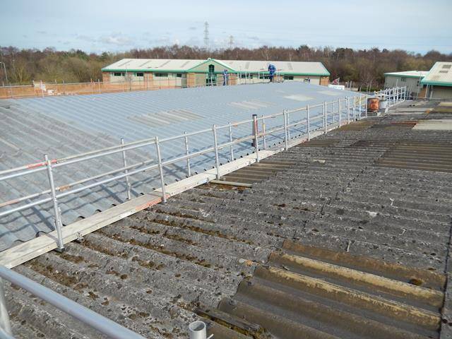 Asbestos Roof Coating with maximum attention to health & safety