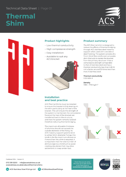 ACS Thermal Shim