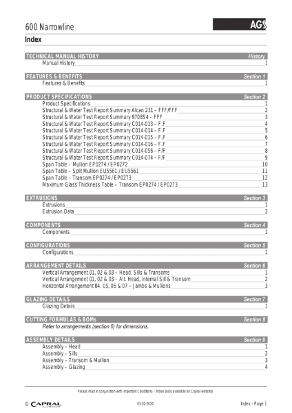 Technical-Manual_AGS-600Narrowline_Capral_2020_02_01