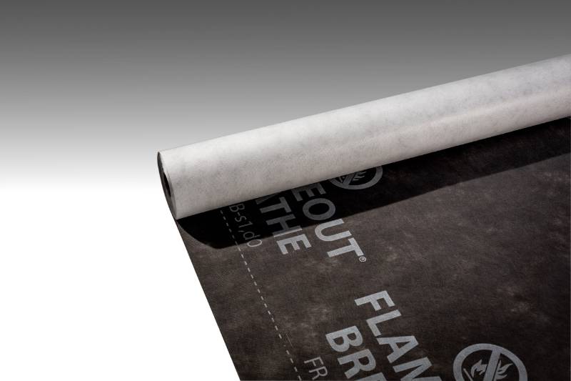 FlameOUT® Breathe - Class B (B-s1,d0) W1 Flame Retardant Breather Membrane  - Breather Membranes