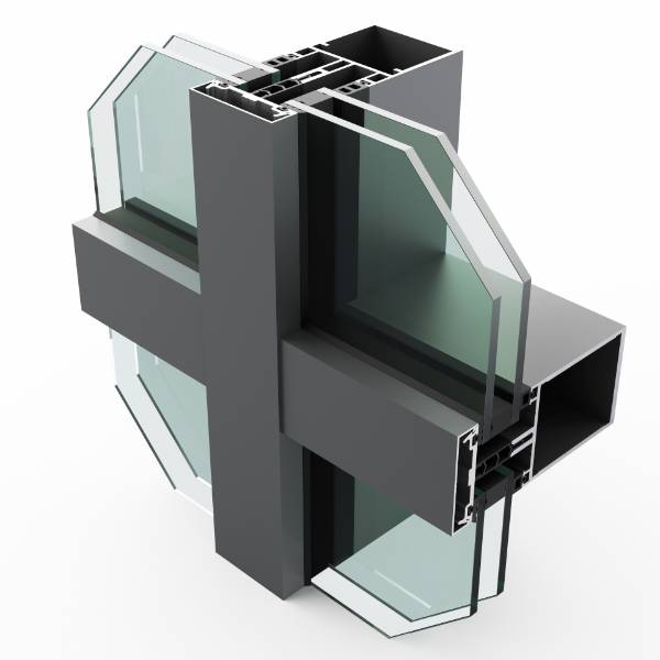 SF62 Fully Capped Curtain Wall System