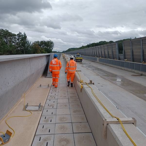 HS2 Colne Valley Viaduct construction solution project, partnered with Keyline