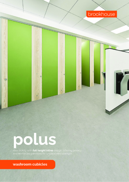 Washroom Brochure - Polus Full Height Inline Cubicle