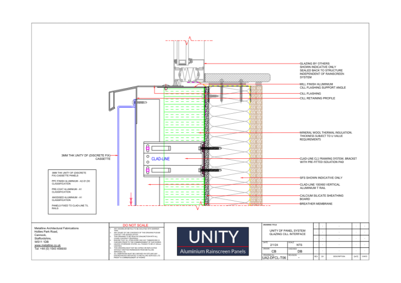 Unity A2 DF-06 Technical Drawing