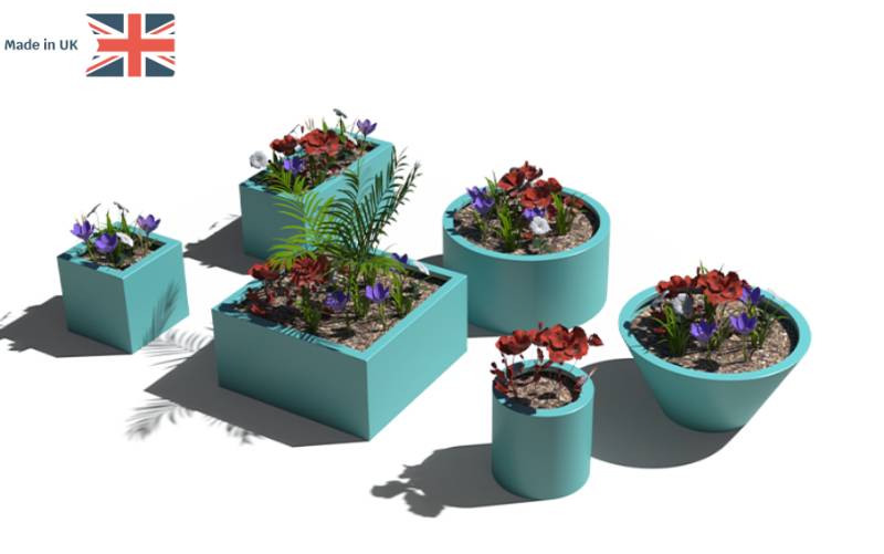 400 Series Metal Planters - Aluminium Planter