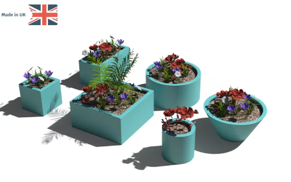 400 Series Metal Planters - Aluminium Planter