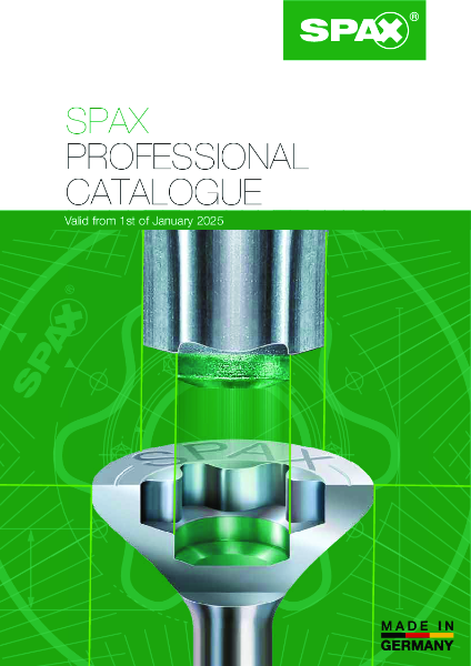 SPAX Professional Catalogue