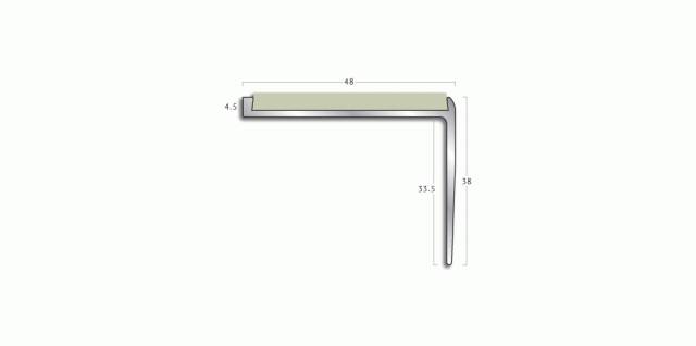 Traditional Aluminium Stair Edgings – H Range 