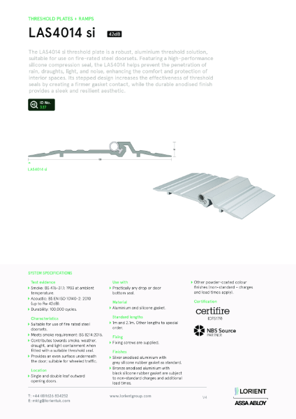 LAS4014 si datasheet