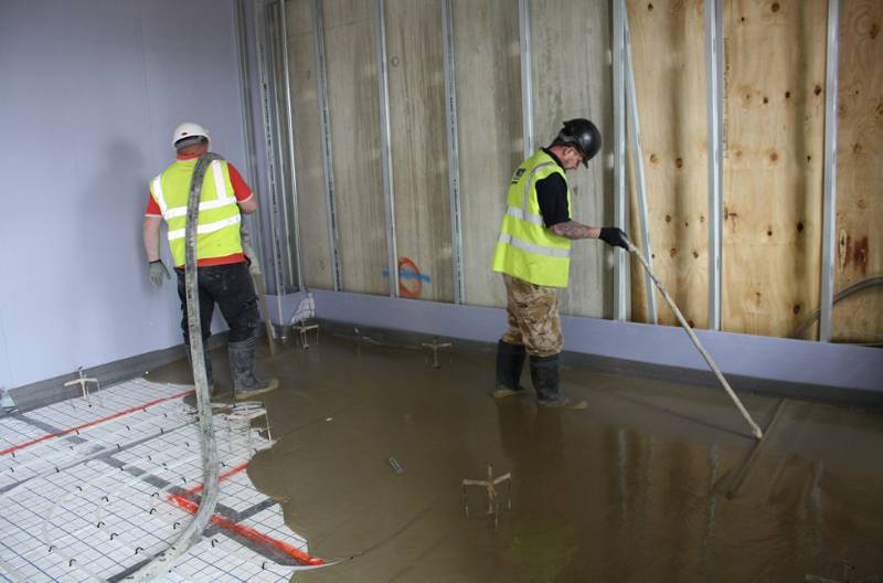 Isocrete Screed Applied Across ArtHouse, J1 Kings Cross