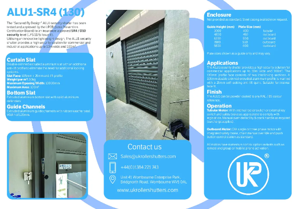 ALU1-SR4-Datasheet