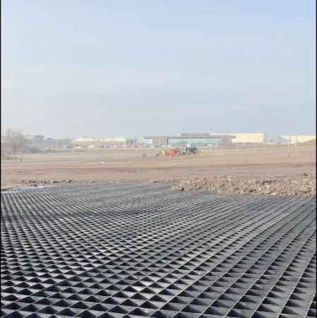 East Midlands Airport: IBRAN-X Gravel Grid Installation