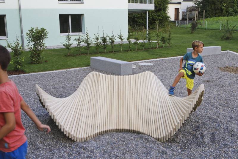 All Urban - moveart Play Sculpture and Architectural Seating Range - Playing Benches/ Structures