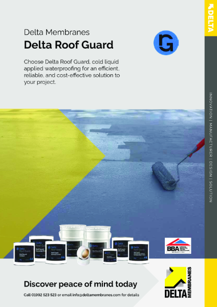 Delta Roof Guard - Cold Liquid Applied Waterproofing