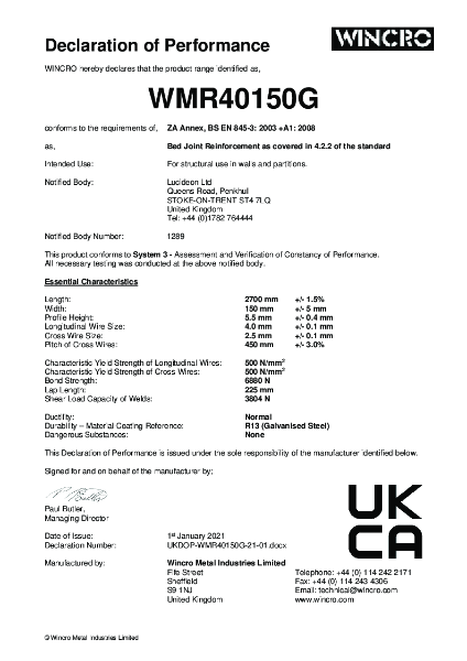 UKDOP-WMR40150G-21-01