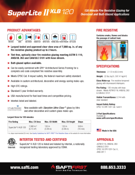 SuperLite® II-XLB 120 Data Sheet