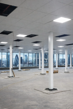 Column Casings and Fascia for a Mezzanine Floor for the Set of Star Wars