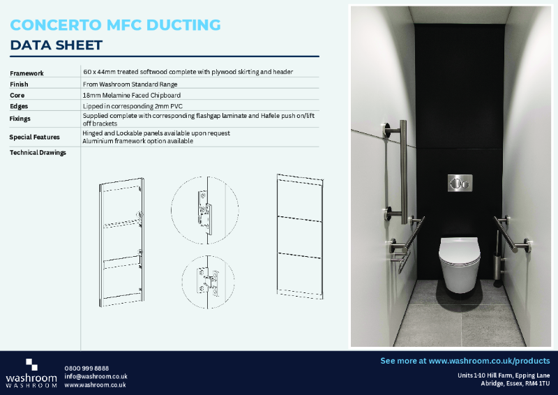 Concerto MFC Ducting