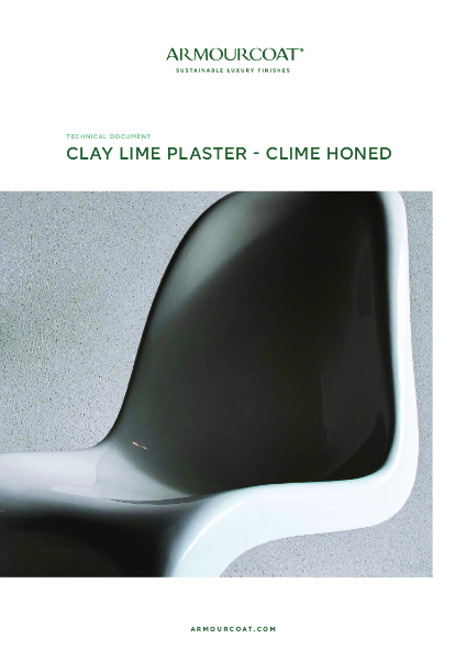 Armourcoat Clay Lime Plaster Clime Honed - Technical Document