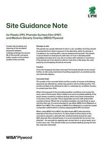 Site Guidance Note