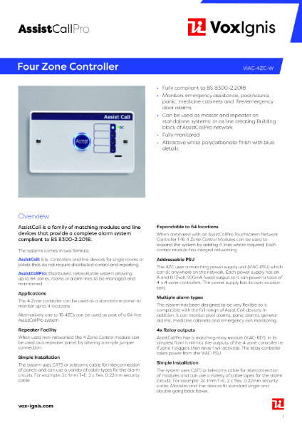 ViAC-4ZC-W Datasheet rev1