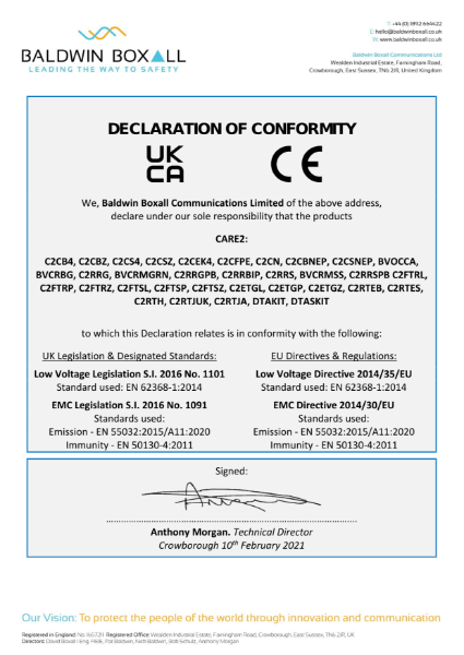 Certificate of Approval cdfa