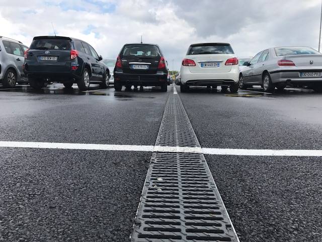 ULMA drainage channels in Lyon Airport (France)