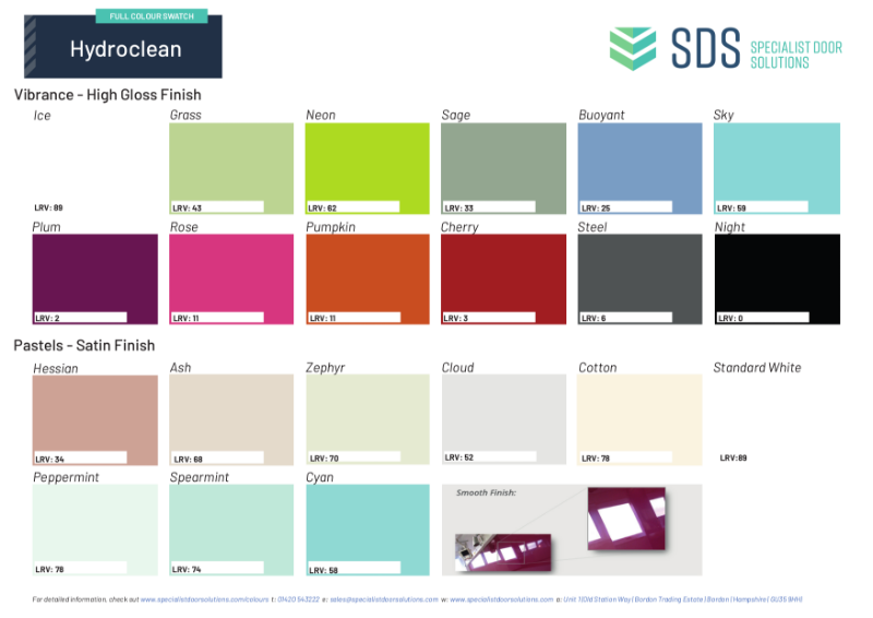 SDS Full colour swatch