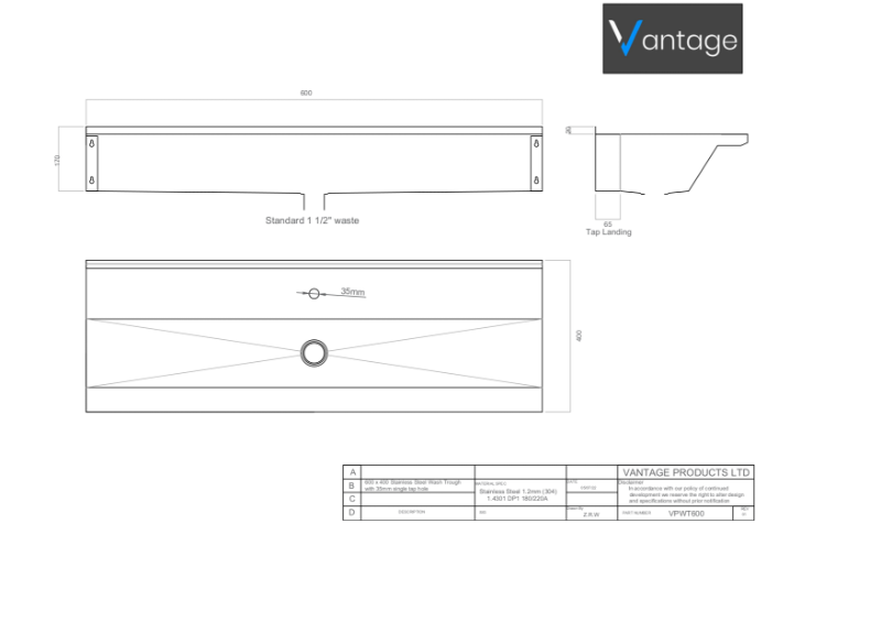 Drawing - VPWT600