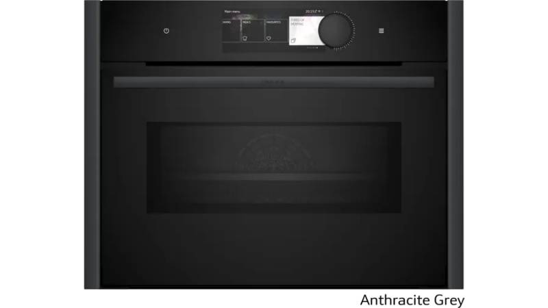 NEFF Compact 45cm ovens with Microwave Grey trim