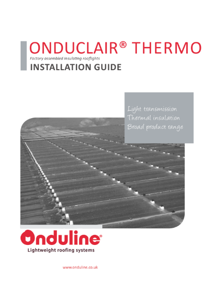 ONDUCLAIR THERMO Rooflight