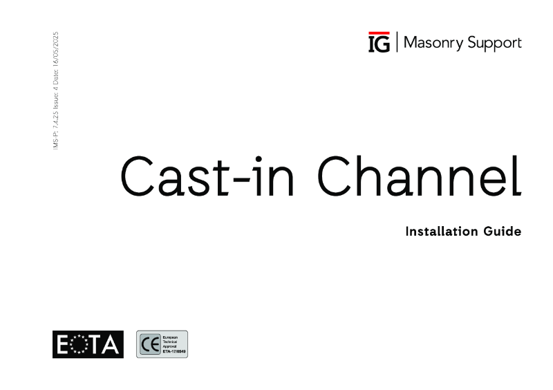 Cast-in Channel Installation Guide
