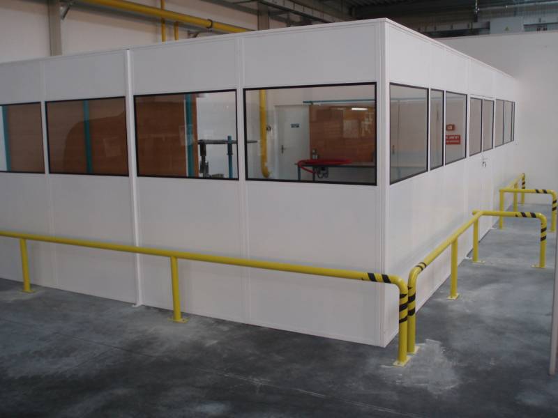 Bastion Single Skin Steel Partitioning