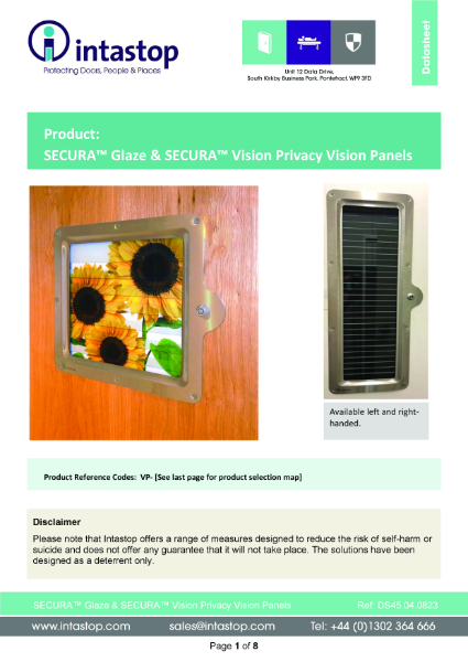 Data Sheet - Secura Vision Panel