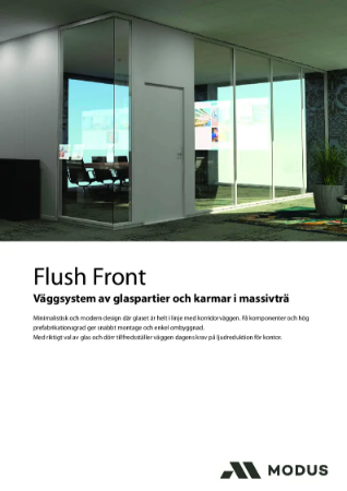 Produktblad Flush Front