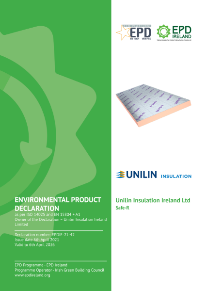 Unilin Insulation UK Ltd Phenolic insulation products EPDIE-21-42