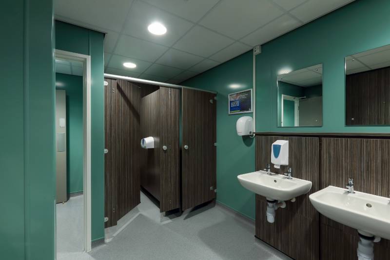 Wellington House Washroom Systems - Telford & Wrekin Council Building