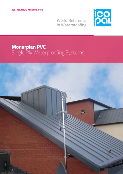 Icopal Monarplan PVC Single Ply Roof Membrane Installation Manual
