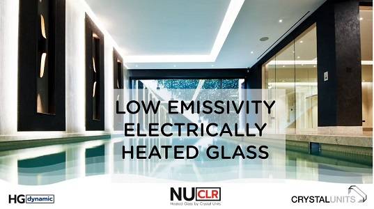 Low Emissivity Electrically Heated Glass