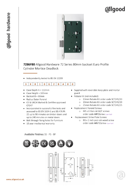 7286F80-Datasheet Iss05