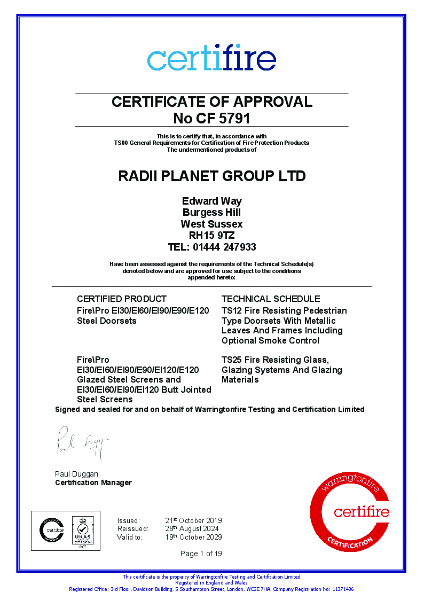 Certifire Certificate