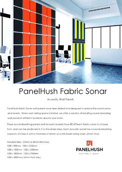 Brochure PanelHush Fabric Wall Panels