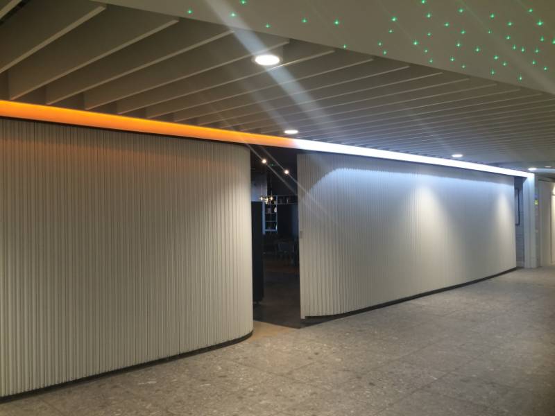 Bolton Gate's Contour Shutters provide fire and security at Newcastle International Airport Duty-Free Area